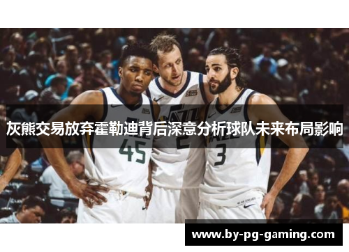 灰熊交易放弃霍勒迪背后深意分析球队未来布局影响